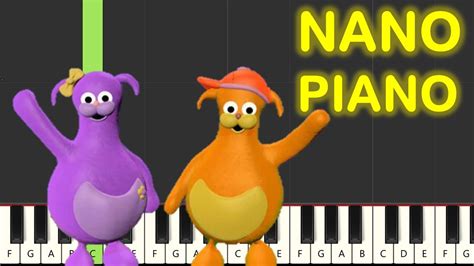 Nico & Bianca BabyTV Theme Song EASY Piano Tutorial - YouTube