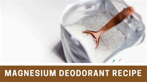 Magnesium Solid Deodorant Recipe | Bryont Blog