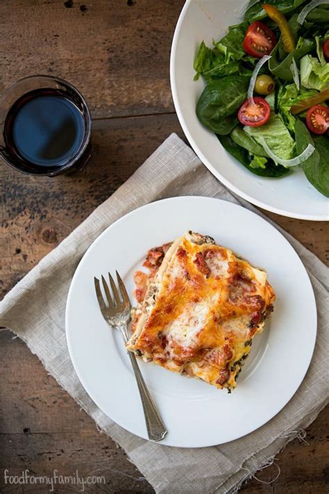 Spinach Ricotta Lasagna Made by My Kids | #site_title | Recipes, Food ...