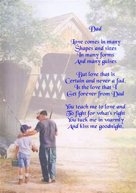 Free Printable Fathers Day Poems