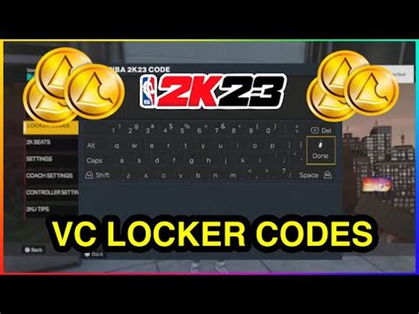 NBA 2K23 MY CAREER WORKING LOCKER CODES | 2K23 MY CAREER VC LOCKER ...