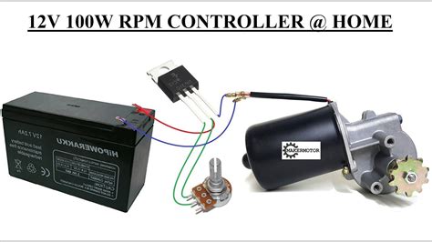 Homemade Powerful 12V 100W DC Motor Speed Controller | PCBWAY - YouTube