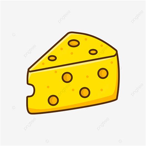 Cheese Cartoon Clipart Transparent Background, Cheese Cartoon Illustration, Cheese, Food, Vector ...