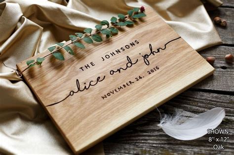 Wedding Gift Personalized Cutting Board Gift for Couple - Etsy