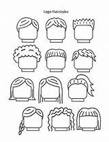 In This Student Handout I Drew Out 12 Different Hairstyles For My  sketch template