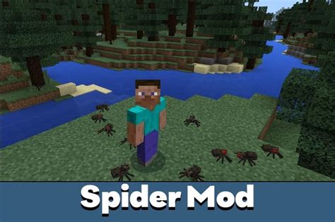 Download Spider Mod for Minecraft PE - Spider Mod for MCPE