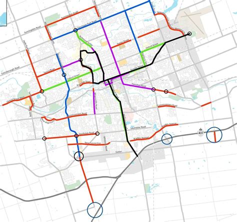 London Ontario Bus Routes Map | Tourist Map Of English