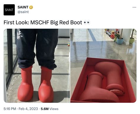 MSCHF Big Red Boots Meme | MSCHF Big Red Boots / Astro Boy Boots | Know ...