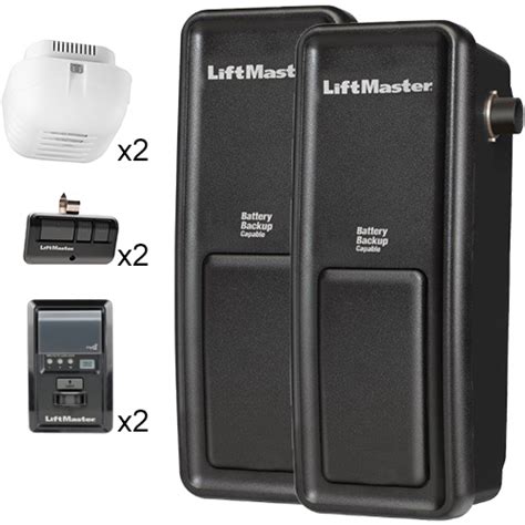 2-Pack LiftMaster 8500 Residential Jackshaft Side-Mount Garage Door Opener