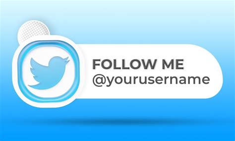 Premium PSD | Follow us on twitter social media square banner template