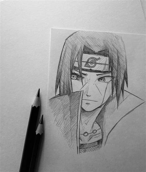 True Hokage Itachi Uchiha ( HB ,2B pencil sketch ) : r/Naruto