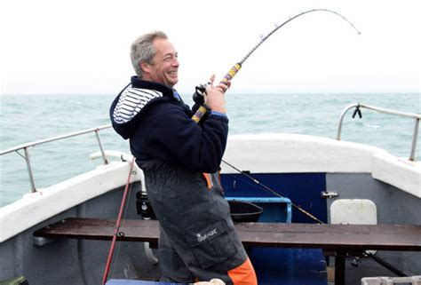 Nigel Farage lands monster prize fish during angling trip off Kent ...