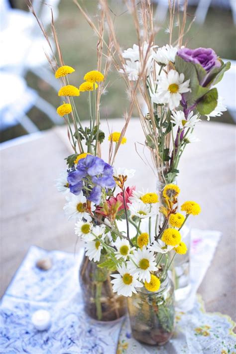 Wildflower-Centerpieces - Elizabeth Anne Designs: The Wedding Blog