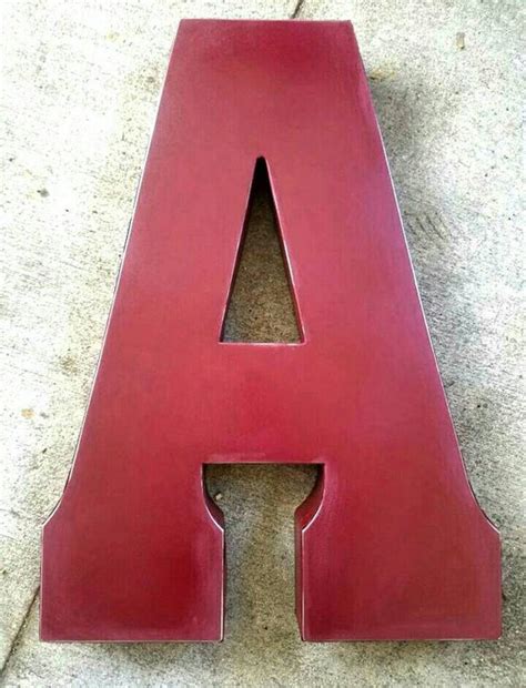 Large Galvanized Metal Wall Letters – Wall Design Ideas