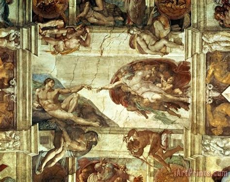 Michelangelo The Creation of Adam painting - The Creation of Adam print ...