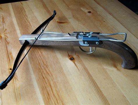 This is a functional pistol crossbow I made, based off one in an Italian museum. Crossbow Parts ...