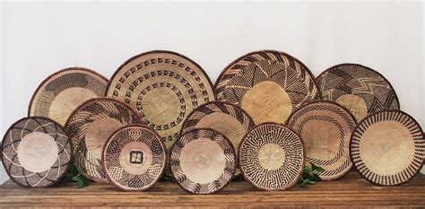 African Wall Baskets / Set of 12 African Wall Baskets / Binga - Etsy ...