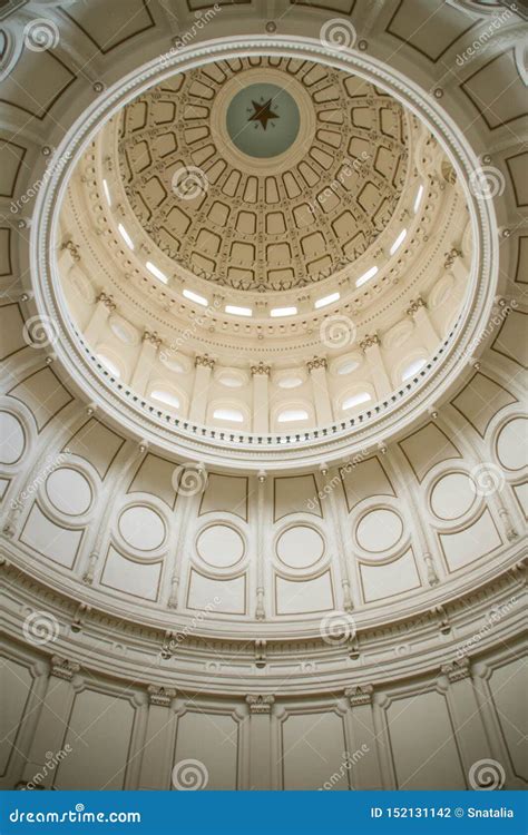 Texas State Capitol Building`s Dome Stock Photo - Image of city ...