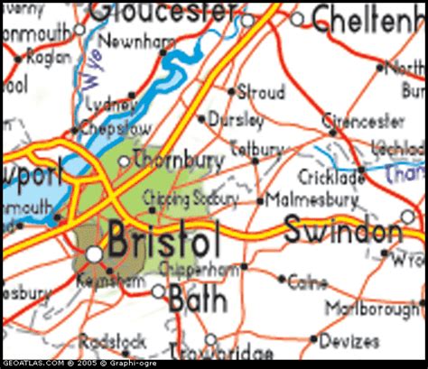 Map of South Gloucestershire City Picture | United Kingdom Map Regional City Province