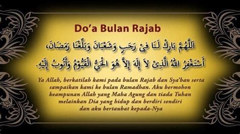 Selain Puasa, Ini Amalan Doa Bulan Rajab yang Bisa Dilakukan, Lengkap dengan Doa Niat Puasa ...