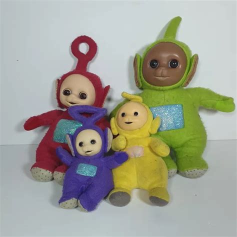 VINTAGE TELETUBBIES PLUSH Dolls | Set Of 4 | Retro Soft Toy Origional £ ...