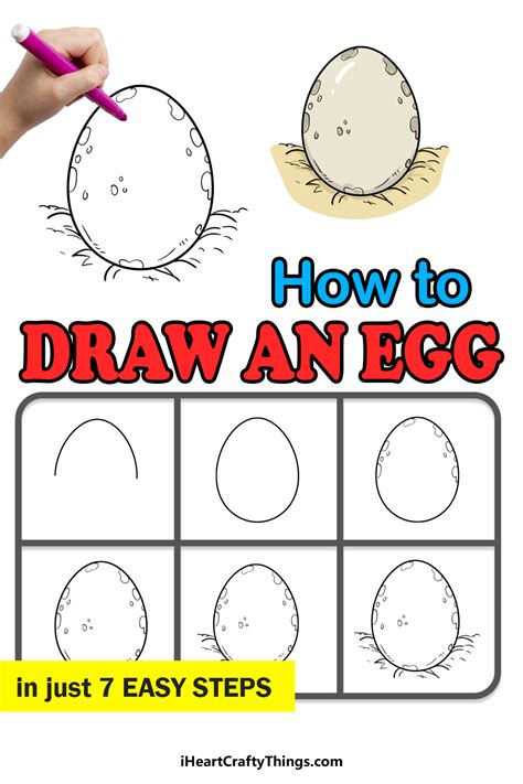 Egg Drawing - How To Draw An Egg Step By Step