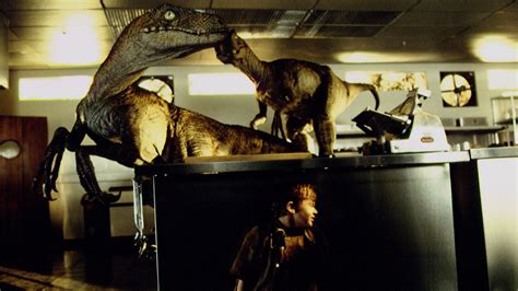 Jurassic Park Raptor Kitchen Scene