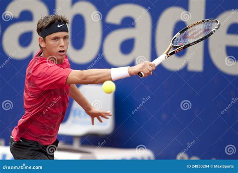 Serbian Tennis Player Filip Krajinovic Editorial Stock Image - Image of ...