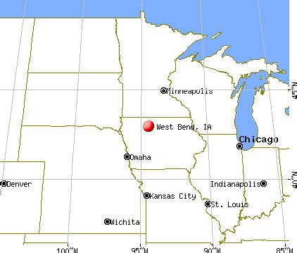 West Bend Iowa Map – Map Vector