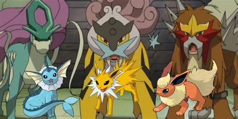 Pokémon Theory: Were Legendary Beasts Once Eeveelutions?