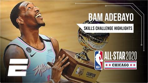 Heat All-Star Bam Adebayo wins Taco Bell Skills Challenge | 2020 NBA ...