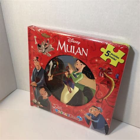 Disney Mulan My First Puzzle Book 5 Puzzles Inside Ages 3 Years and up ...