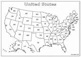United States Map Coloring Page sketch template