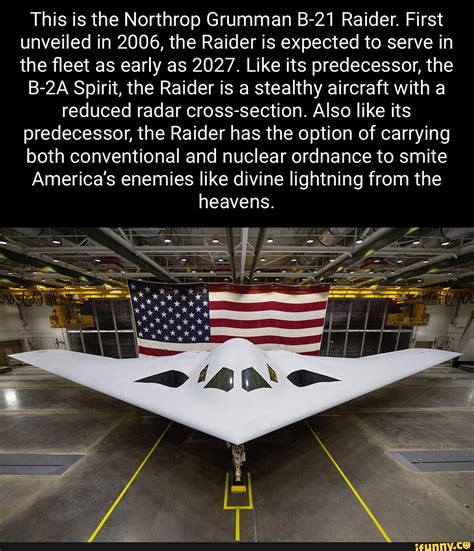 This is the Northrop Grumman B-21 Raider. First unveiled in 2006, the Raider is expected to ...