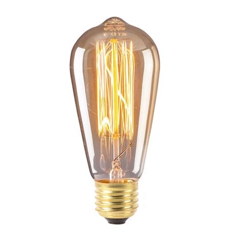 1pcs filament Bulbs 40W E27 ST58 Warm White Retro Dimmable Decorative Incandescent Vintage ...