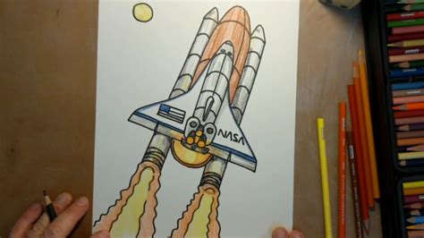 How To Draw A Space Shuttle - Officercontract1