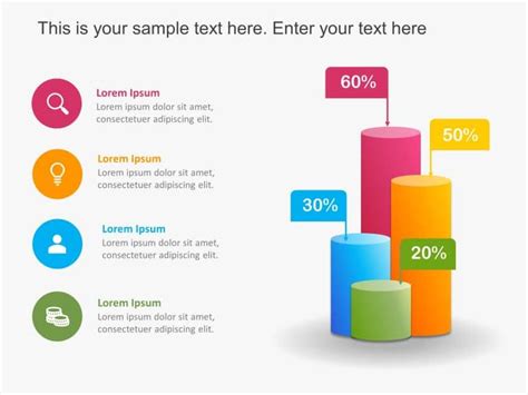 Cylinder Bar Graph PowerPoint Template | SlideUpLift