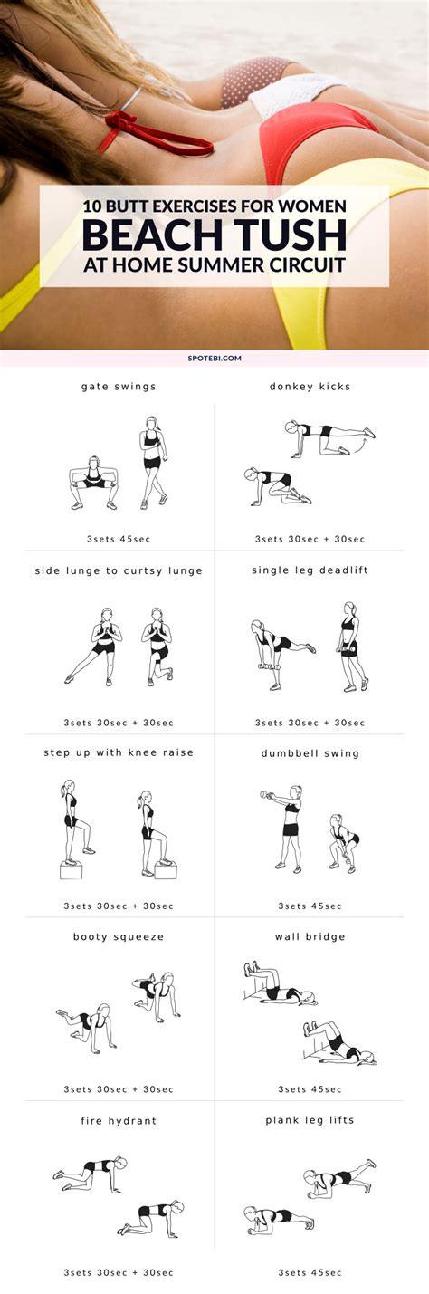 10 Butt Exercises to a Beach Ready Tush