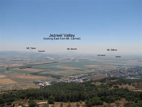 Jezreel Valley and Mount Carmel