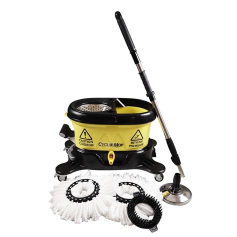 9stars Cyclomop Spin Mop and Bucket set - 360 deg Rotating spinning Mops for quick, Fast drying ...