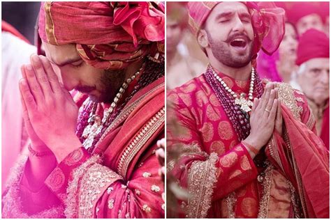 Ranveer Singh Outshines Every Groom in His Wedding Outfits ...