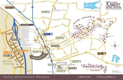 Temecula Winery Map and Directions - Temecula CA | Winery map, Temecula ...