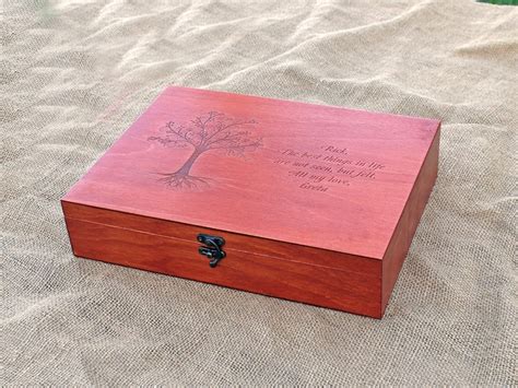 Personalized Memory Box Keepsake Box Custom Quote Memory - Etsy