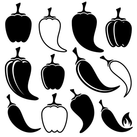 ᐈ Pepper black stock vectors, Royalty Free black pepper illustrations ...