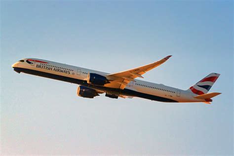 British Airways Airbus A350-1000 at Bengaluru Airport