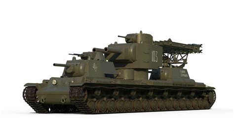 KV-6 Behemoth tank 3D model | CGTrader