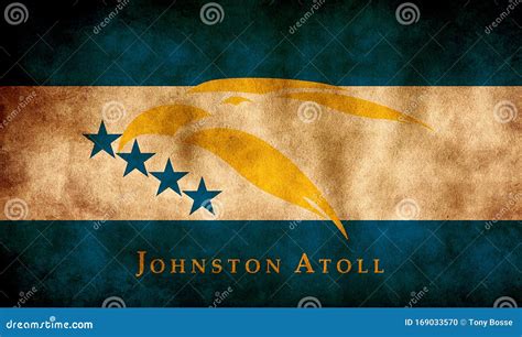 Rustic, Grunge Johnston Atoll Flag Stock Illustration - Illustration of pennant, geography ...