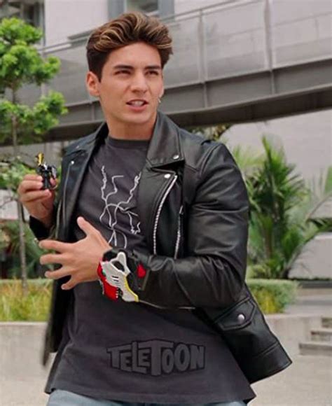 Power Rangers Dino Fury Chance Perez Biker Leather Jacket in 2022 ...