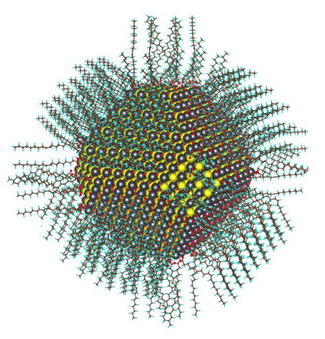 Unexpected water explains surface chemistry of nanocrystals