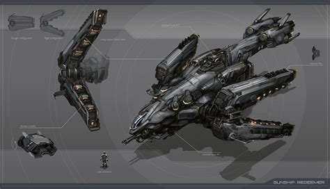 Redeemer concept art seems much better than the real thing. : starcitizen